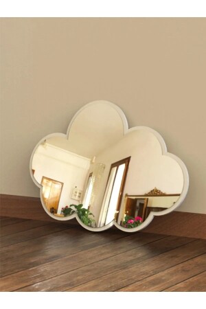 أزياء الجدار من الفضة المرايا من plexi للغرف للأطفال 28x21 سم - Storhome