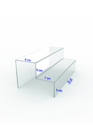 Plexi transparenter Leiter-Ausstellungsständer 35 cm CNMRDVN - 4