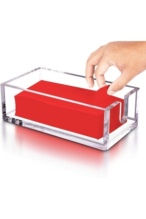 Plexiglas-Serviettenhalter, Organizer, Box, Make-up-Organizer CYA8YH8uhj76 - 3