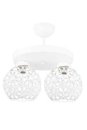 MNZ-Plofonyer Seljuk Motif Model Retro Rustic Chandelier LMBDR3534WHTYUV - Lambadar