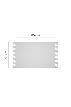 Plume Badematte und einflügeliger Duschvorhang 1 x 180 x 200 Badvorhangmatten-Set BAHPLM5080 - 5