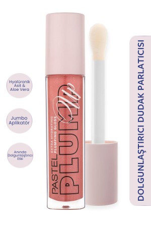 Plump Up Extra Hydrating Plumping Gloss - Dolgunlaştıran Dudak Parlatıcısı 208 Shimmer Nude - 3