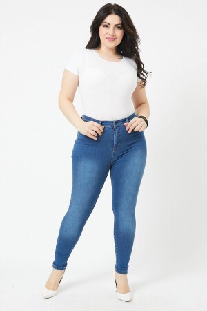 Plus Size Big Size Jeans Chemical Blue S. Er. l. M. A. z (COLLECTOR) Größentabelle verfügbar - 1