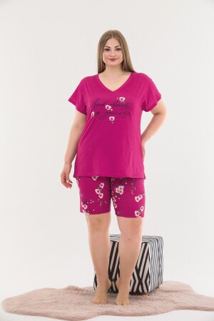 Plus Size Damen-Shorts-Set 10377 - 1