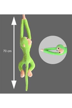 Plüschaffe, Schlaf- und Spielgefährte mit klebrigen Händen – 70 cm große Affensohle - 1