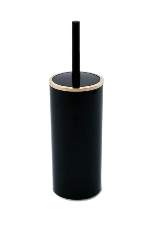 P.nova, Lenox Tuvalet Fırçası Siyah Altın Renk M-E34-06-A - 1