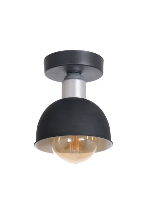 م.ن.ز-براغ تصميم عصري مطعم مطبخ غرفة المعيشة اللون الأسود شمعة واحدة PO93 - Fer Avize