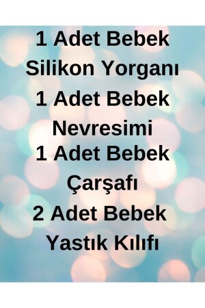 Pofidik Bebek Uyku Seti Silikon Yorganlı -CEYLANCIKLAR BUS01 - 4