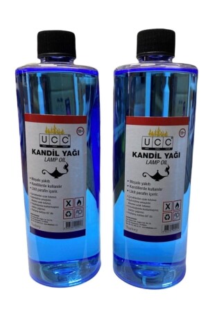 Point Care Mavi Kandil Yağı Kokusuz Dumansız İç Mekan 400 ml Gaz Lambası Yakıtı 400 ml 2 Adet 165201 - 1