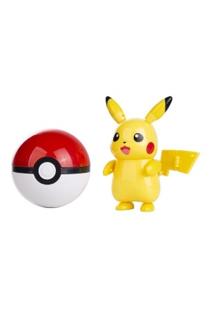 Pokemon Orijinal Lisanslı Elf Topu Pikachu - Kutusuz A22PikachuKutusuz - 3