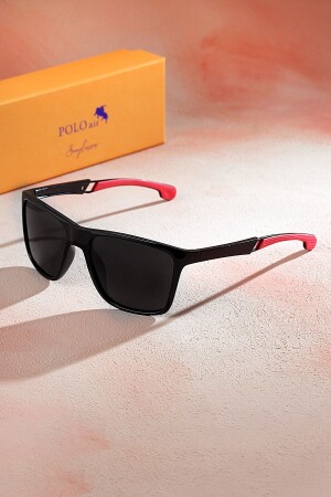Polarisierte Sport-Sonnenbrille für Herren, schwarze Farbe, PLG-2053C - 1