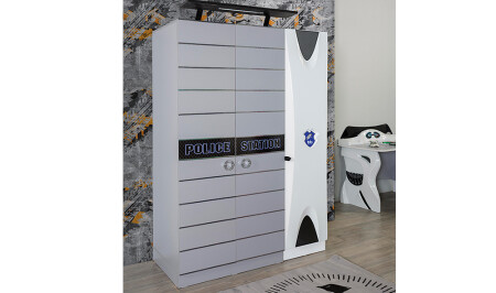 Police 3 Kapılı Gardrop - Cadde Yıldız