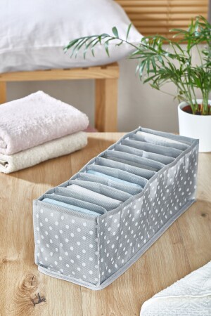 Polka Dot Schubladen-Akkordeon-Organizer – 16 x 43 x 14 cm - 4