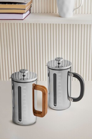 Poly Wood French Press 1000 Ml - 5