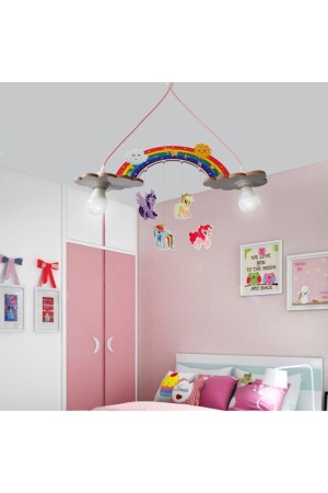 Pony-Kinderzimmerbeleuchtung aus Holz TYC00124238142 - 1