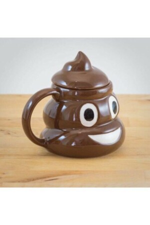 Poo Cream Poop Emoji Keramiktasse - 4