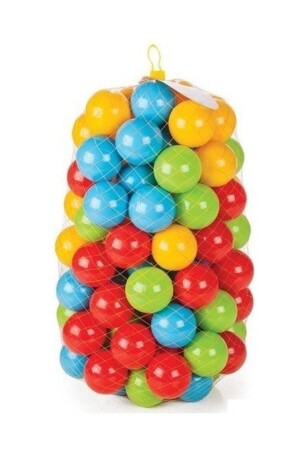 Poolball - Aufblasbare Spielpoolbälle 6 cm 100 Stück - Netz - 1