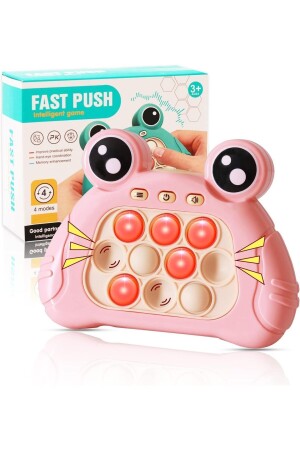 Popit Işıklı Oyun Stres Giderici Çocuk Fidget Kabarcık Elektronik Hızlı Quiçk Push Yeşil - 5