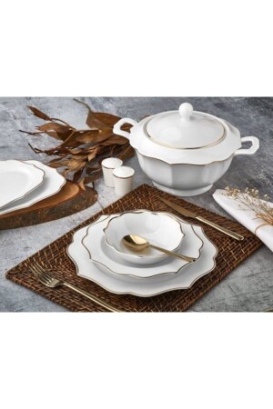 Porselen 60 Prç Yemek Takımı 40019 AR40019 - Aryıldız