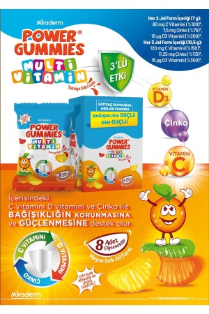 Power Gummıes Multi Vitamin Jel - 2