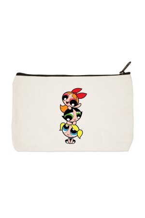 Powerpuff Girls bedruckte Stoff-Make-up-Tasche – Stifthalter – Handtasche - 2