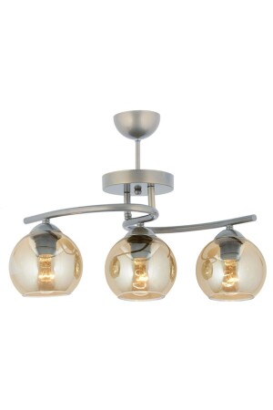 غرفة المعيشة المطبخ المتحضر المتحضر المتحضر كروم العسل الكروم Poyraz 3-Plus Chandelier TSÖF4577 - AVİZEVİ
