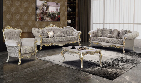 Poyraz klassisches Sofa-Set - 2