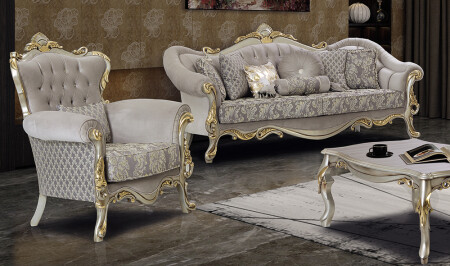 Poyraz klassisches Sofa-Set - 6