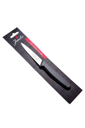 Practico Schälmesser mit Wellenschliff, schwarz – 9 cm - 4