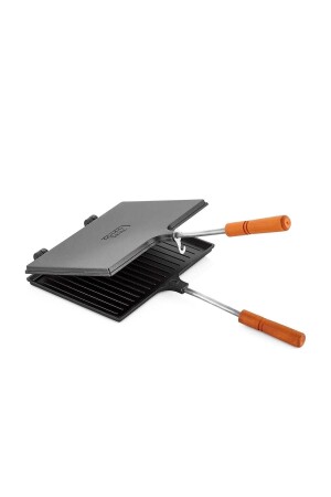 Praktischer Teflon-Handtoaster mit Herdplatte 2019ST0001382 - 1