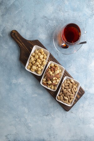 Präsentationsteller aus Holz, 3-teilige Frühstücksschale aus Keramik, Snack, Saucenschale, Teller, 3-teilige Frühstücksschale aus Keramik - 5