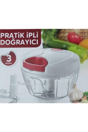 Pratik 3 Bıçaklı Ipli Doğrayıcı 62771 - Quick Dicer
