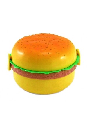 Pratik Hamburger Görünümlü Okul Beslenme Ve Saklama Kabı - 2