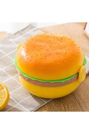 Pratik Hamburger Görünümlü Okul Beslenme Ve Saklama Kabı - 4