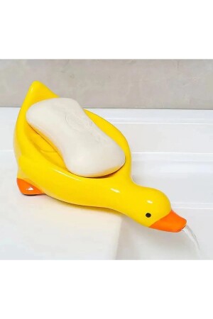 مكنز مميزة لطيفة البطة نمطية ذاتية التصرف من الماء-مردد الصابون الصلب على مكنز الصابون الحمراء - Mimoza Park