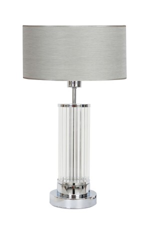 مـنـز-نـوك نوـا ظلّة شمعة زجاجية حديثة مع تفصيلات مزققة بالكروم - Pre Gray NNKABJ58 - Vinner