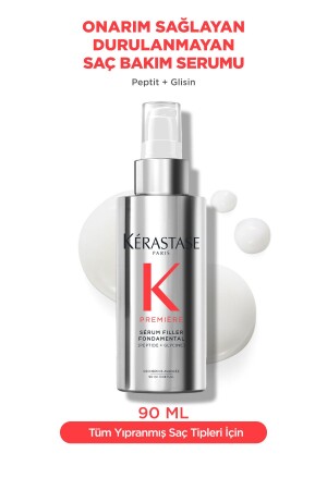 Premiere Serum Filler Fondamental Elektriklenme Karşıtı Onarım Sağlayan Saç Serumu 90 ml - Kerastase