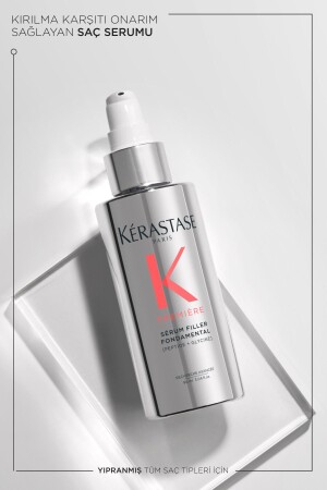 Premiere Serum Filler Fondamental Elektriklenme Karşıtı Onarım Sağlayan Saç Serumu 90 ml - 4