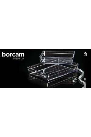 Premium Borcam Ikili Premum Dikdörtgen Fırın Seti Tepsi 159128 2400cc 4350cc 99160291 - 4