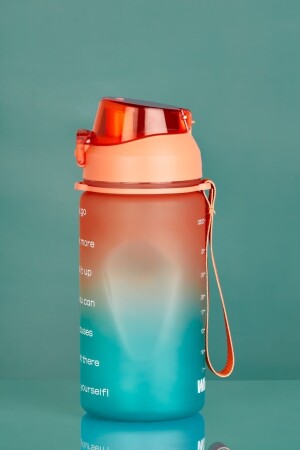 Premium Bottle 1.0 Litre Motivasyonel Tritan Su Matarası Su Şişesi Suluk (BPA İÇERMEZ) luxury matara - 4