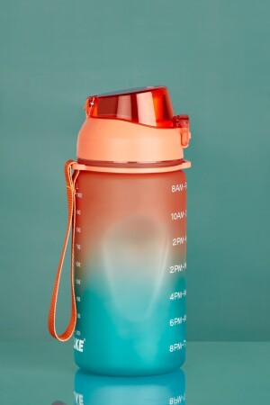 Premium Bottle 1.0 Litre Motivasyonel Tritan Su Matarası Su Şişesi Suluk (BPA İÇERMEZ) luxury matara - 5