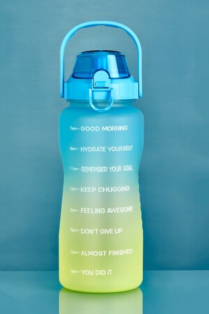 Premium Bottle 2.2 Litre Motivasyonel Tritan Su Matarası Su Şişesi Suluk (BPA İÇERMEZ) WalkeMatara - 3