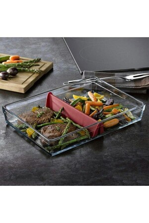 Premium Doppeltes rechteckiges Pyrex-Backblech Fma05050 Fma05209 185 - 7