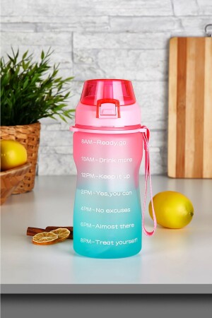Premium-Flasche 1. 0 Liter motivierende Tritan-Wasserflasche (BPA-FREI), Luxusflasche - 3