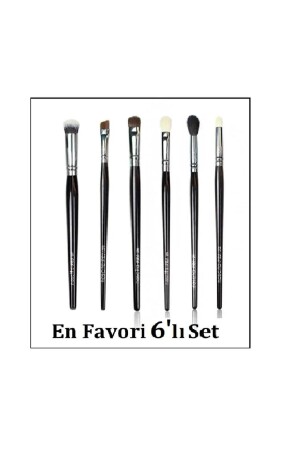 Premium NasBrushSet110 Make-up-Pinsel-Set mit 6 Stück - 3