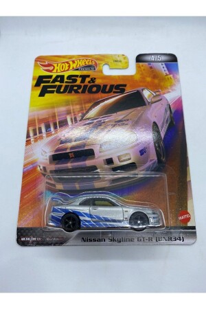 Premium Nissan Skyline Gt-r (bnr34) *fast And Furious m011 - 1