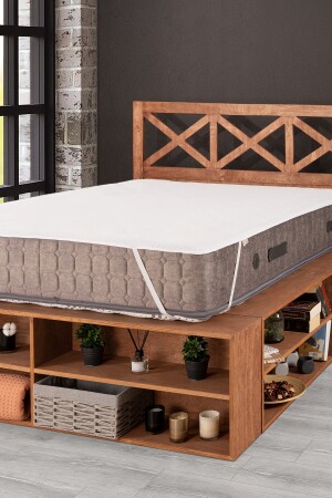 Premium Pamuk Piko 4 Köşe Lastikli Havlu Kumaş Su Sıvı Geçirmez Alez sfpkl - Silly Feather