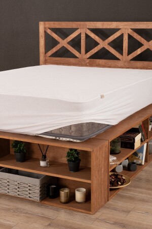 Premium Pamuk Piko Fitted Havlu Kumaş Su Sıvı Geçirmez Alez sfpf - Silly Feather