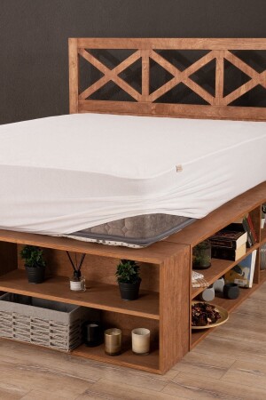 Premium Pamuk Piko Fitted Havlu Kumaş Su Sıvı Geçirmez Alez - Silly Feather