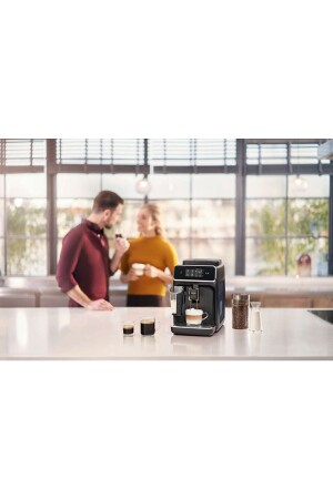 Premium Series Öğütücülü Otomatik Cappuccino Espresso Makinesi, Siyah OHN23343 - 5